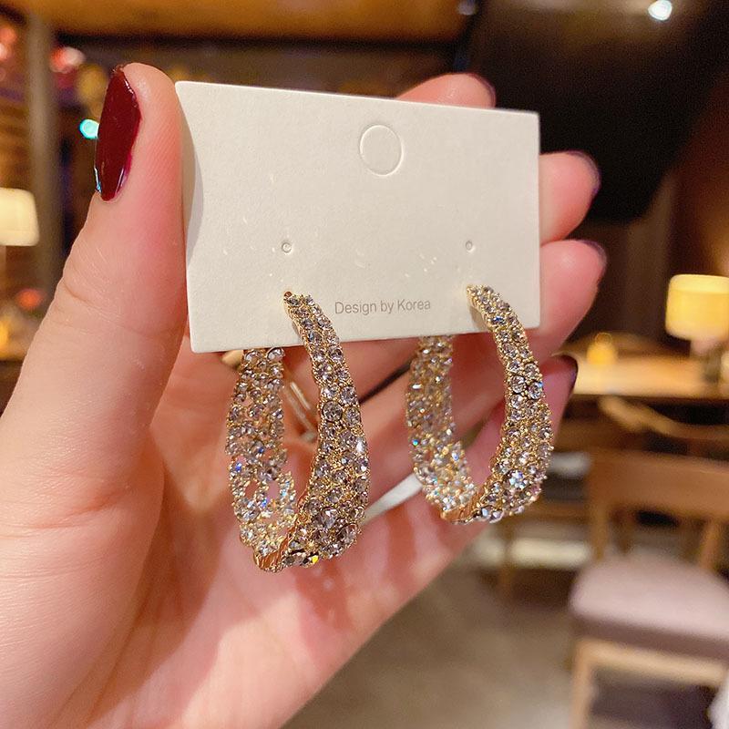 Fashion Baroque Rhinestone Earrings