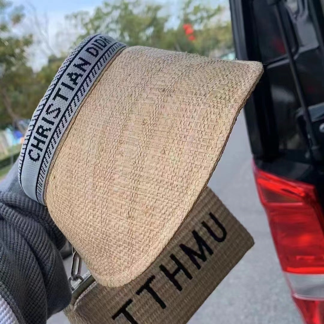 Empty Top Woven Straw Hat