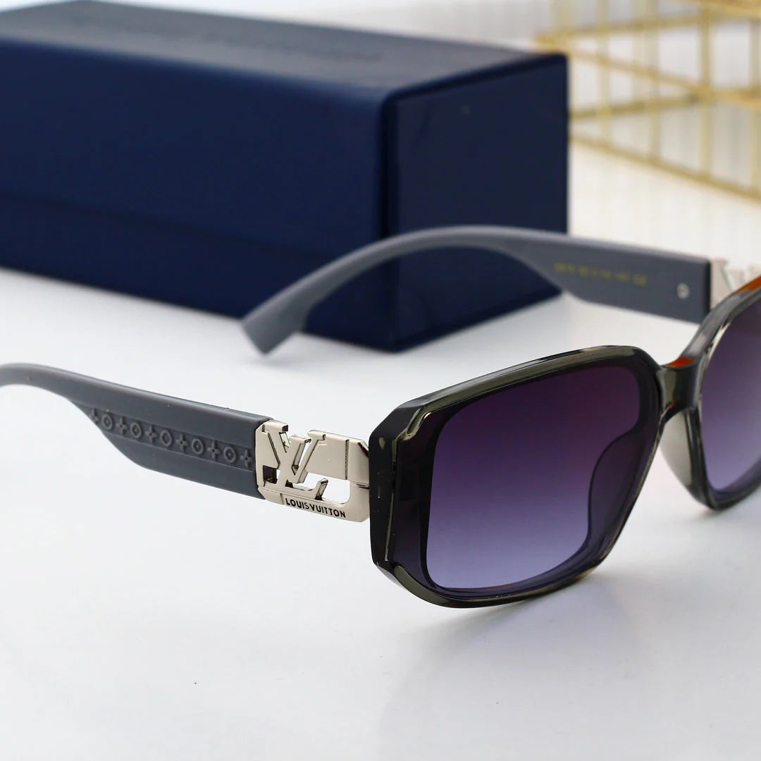 Retro Square Frame Sunglasses