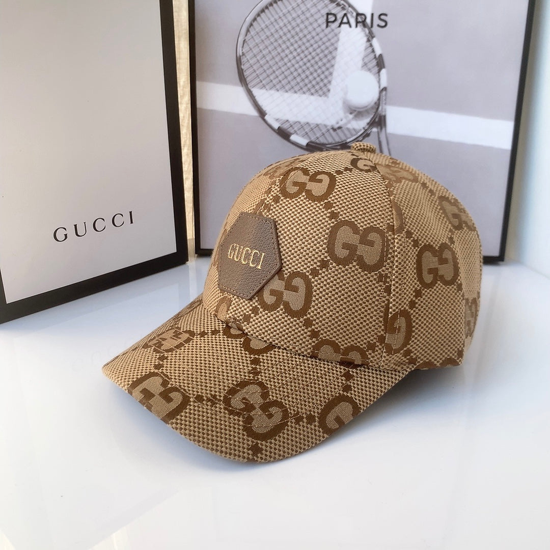 Double G jacquard baseball cap