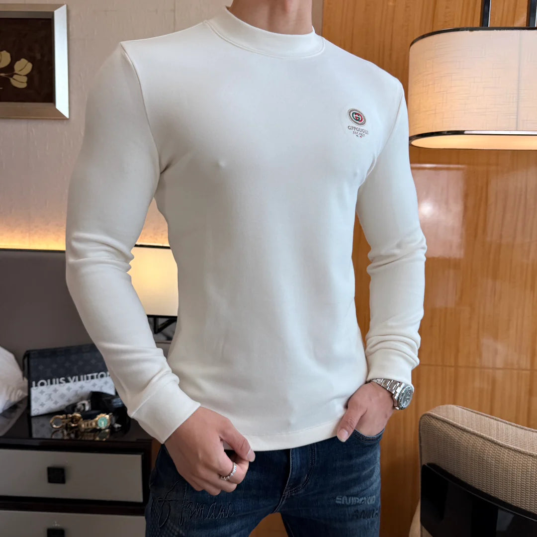 Cashmere long-sleeved T-shirt-2