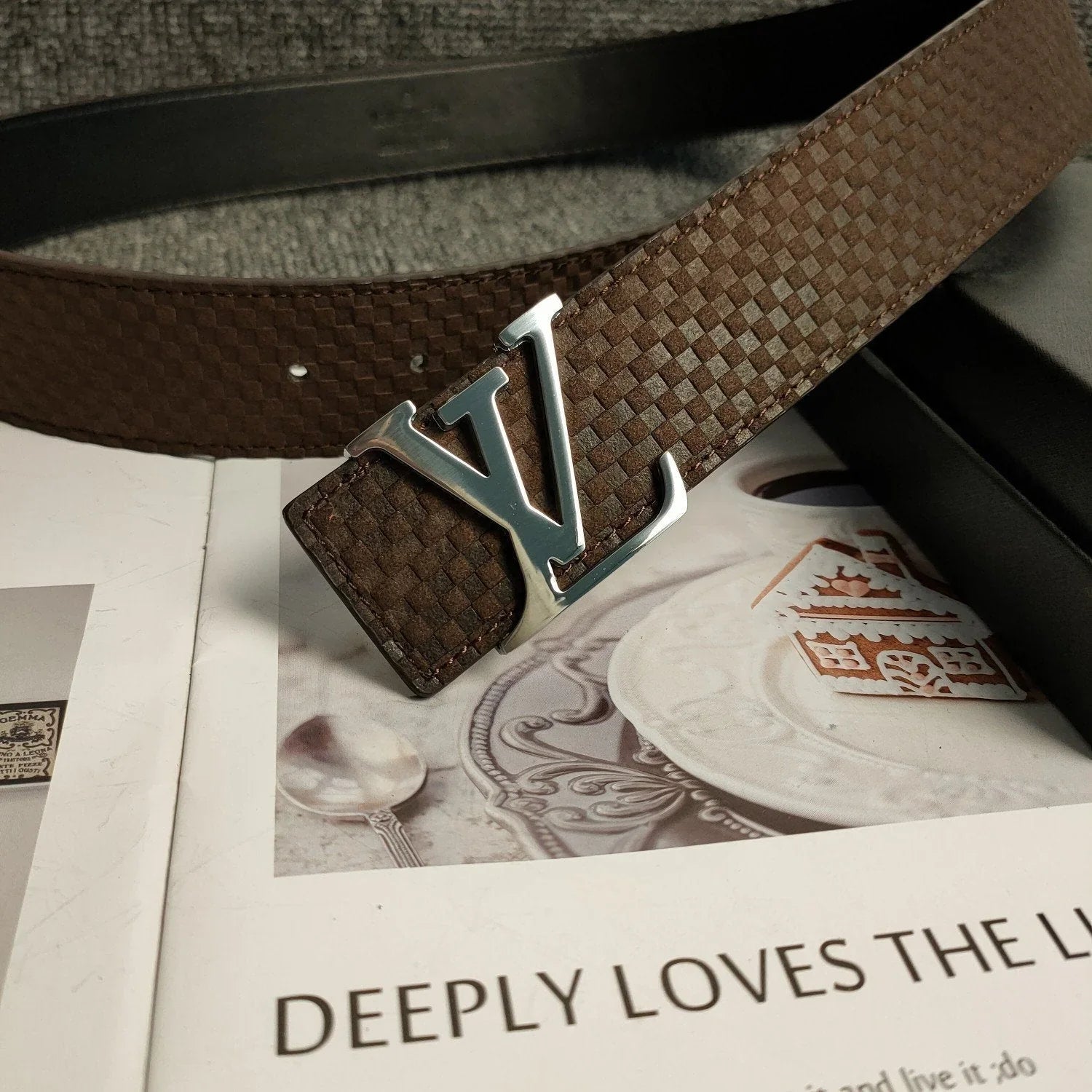 Venice Luxury Fashion Leather Belt