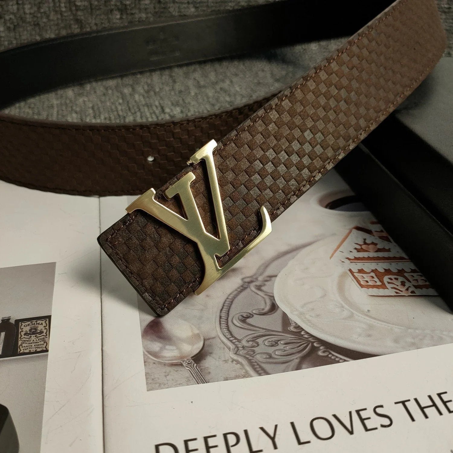 Venice Luxury Fashion Leather Belt