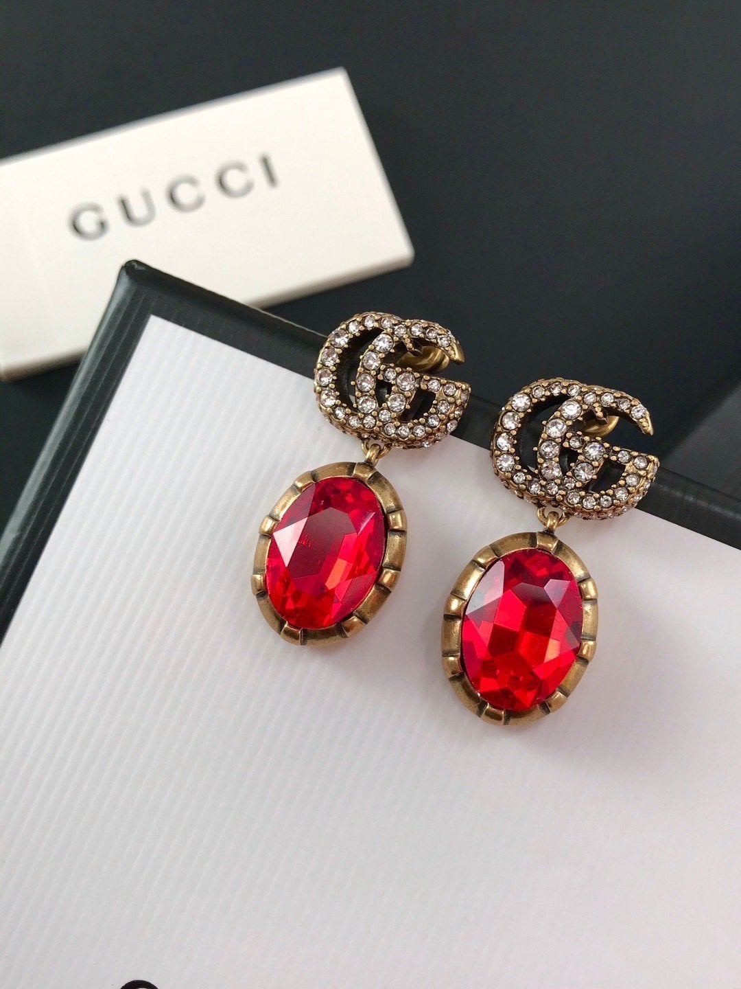 3 Colors Elegant Crystal Earrings