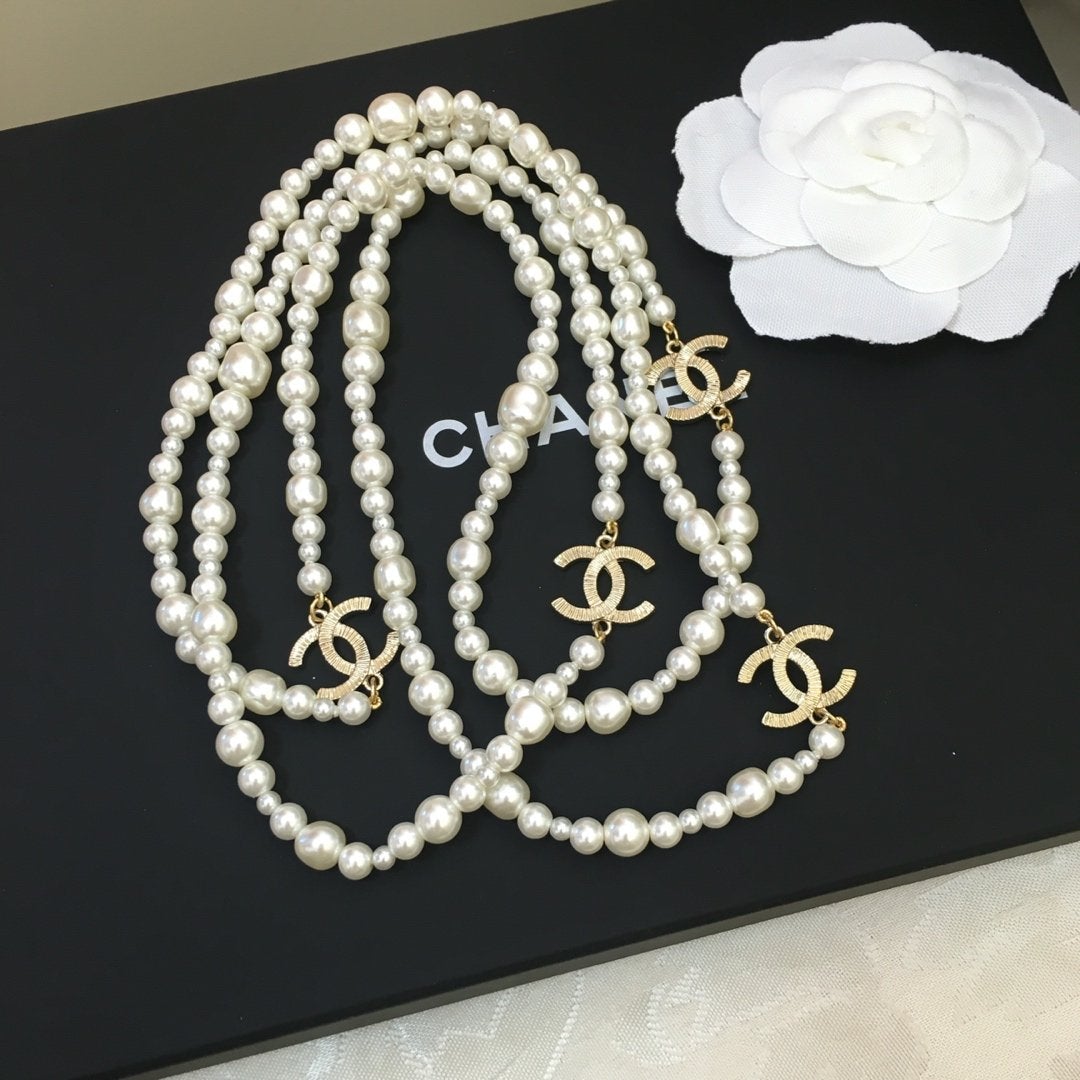 Classic Double Pearl Necklace