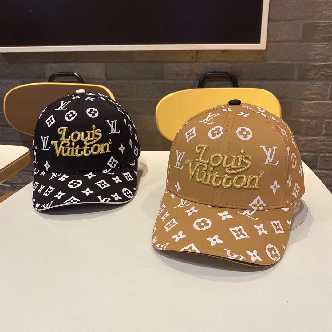 fashion solid color letter pattern baseball cap