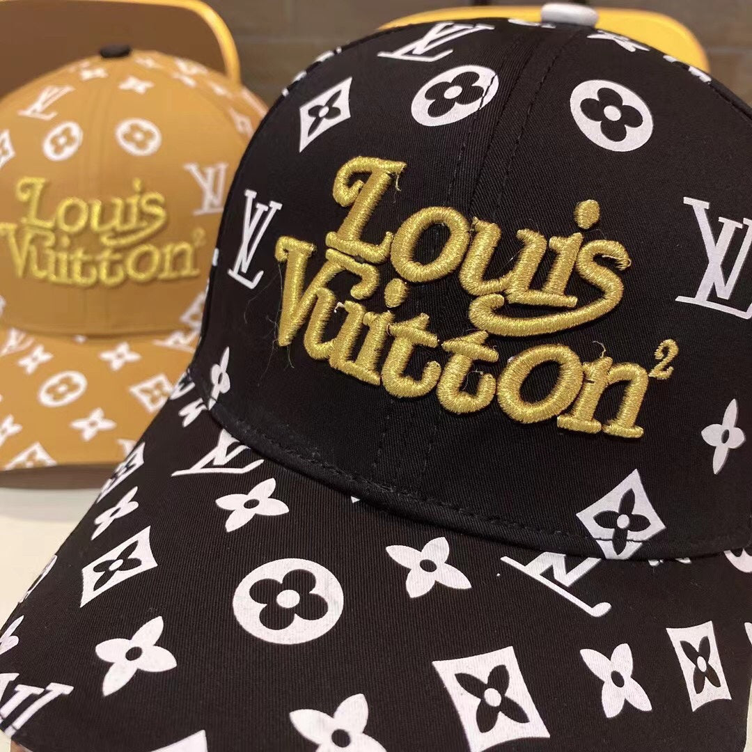 fashion solid color letter pattern baseball cap