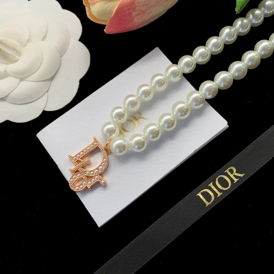 Fashion CD pearl necklace