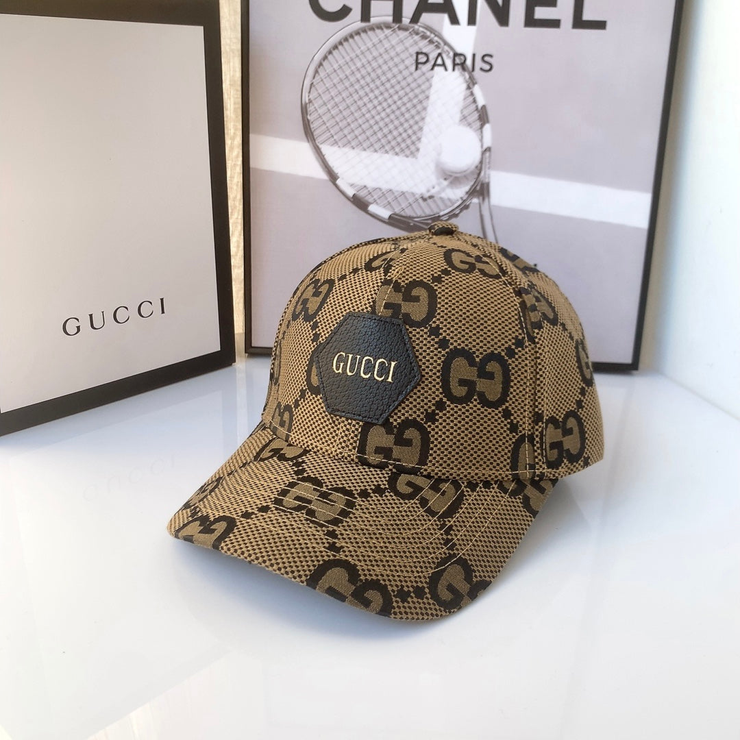 Double G jacquard baseball cap