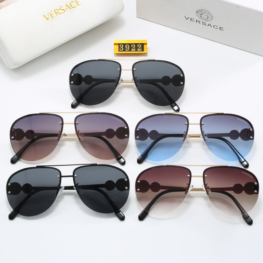 Luxury Metal Medusa Sunglasses 3922