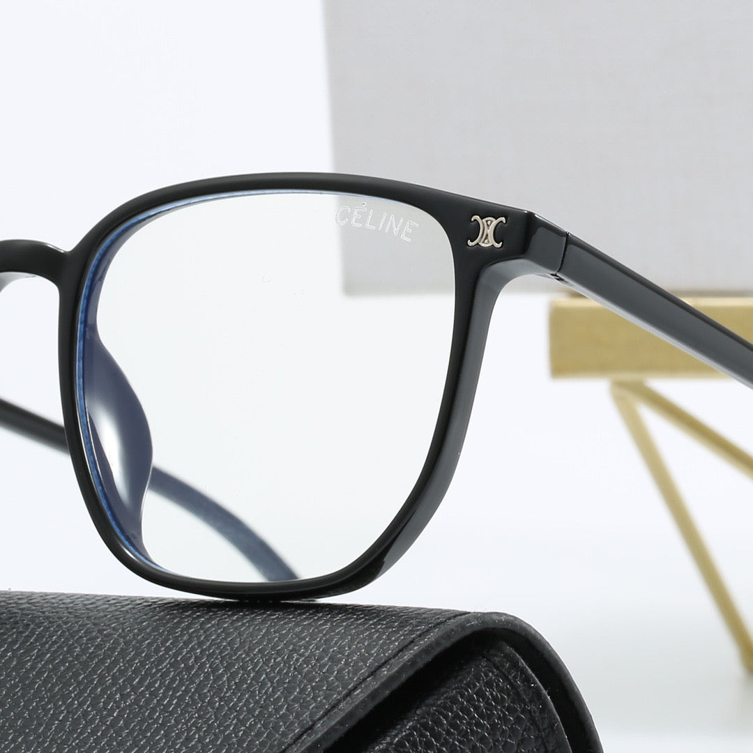 Transparent square frame glasses 3979