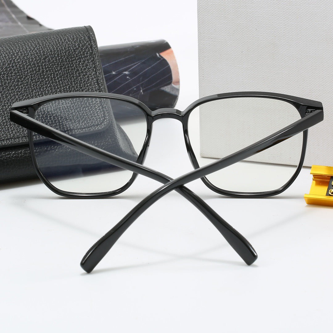 Transparent square frame glasses 3979