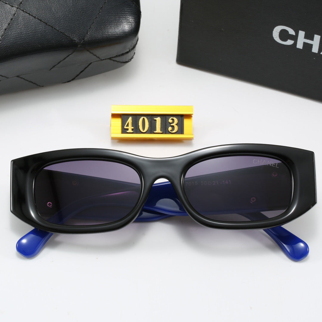 Matching color personality cat-eye sunglasses 4013