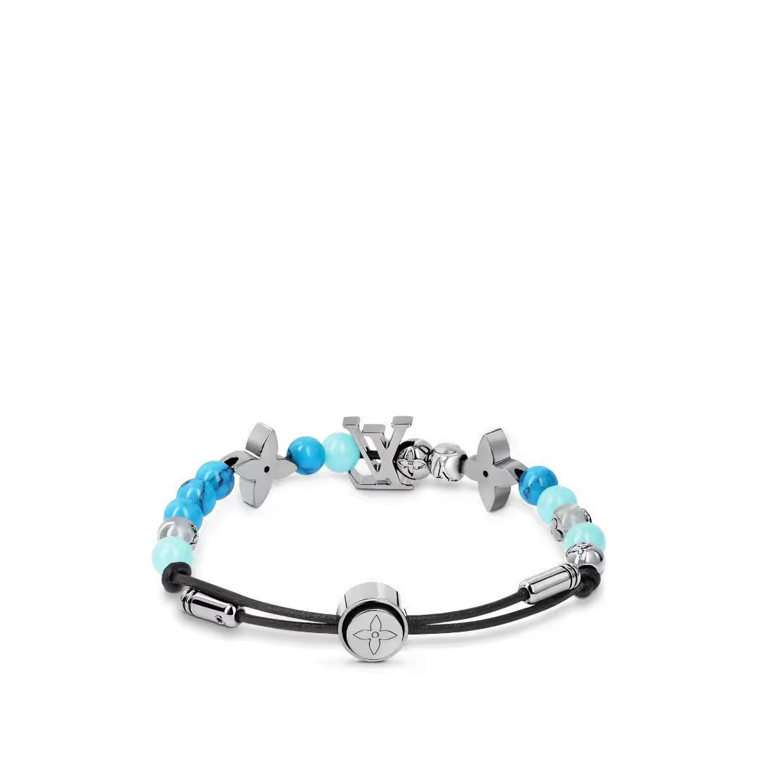 Turquoise star adjustable universal bracelet