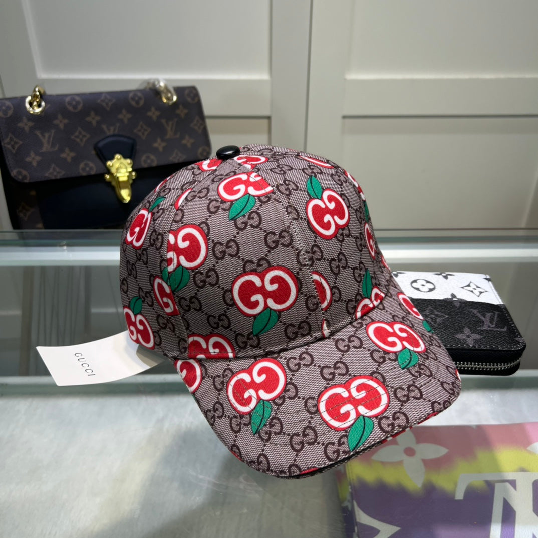 Statement Monogram Print Baseball Cap