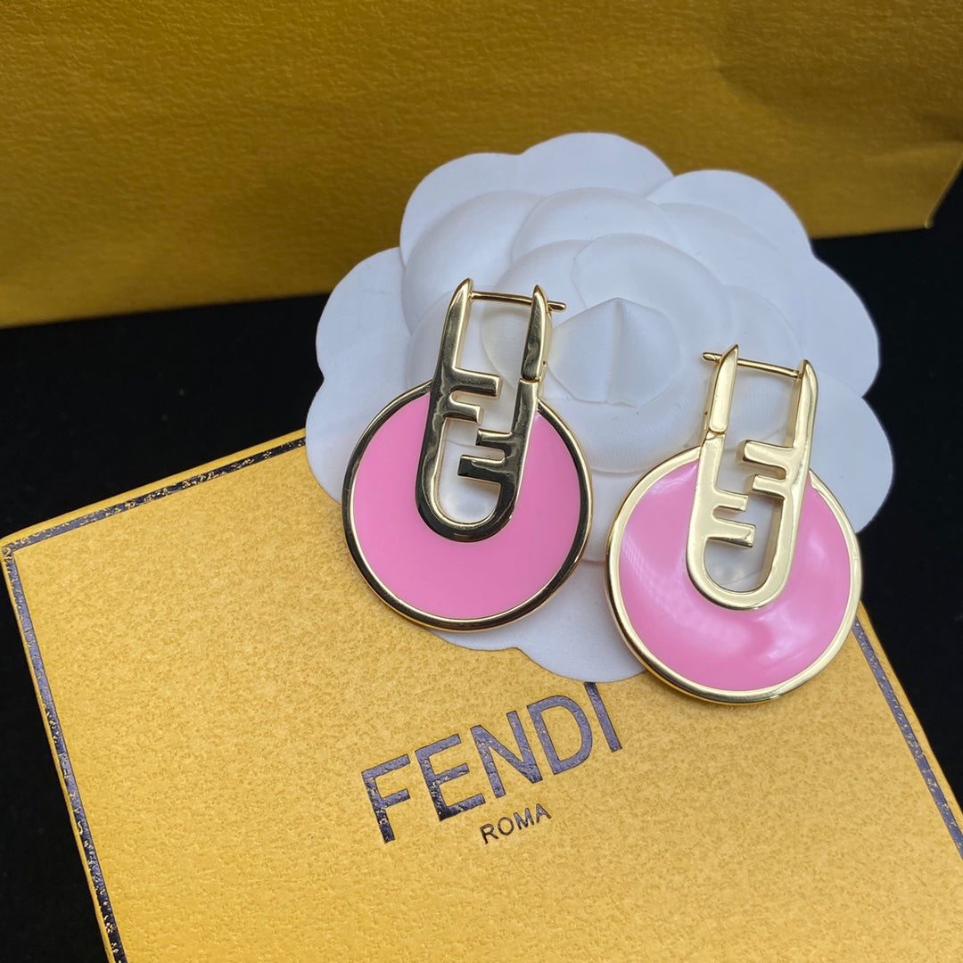 Elegant Pink Drop Earrings