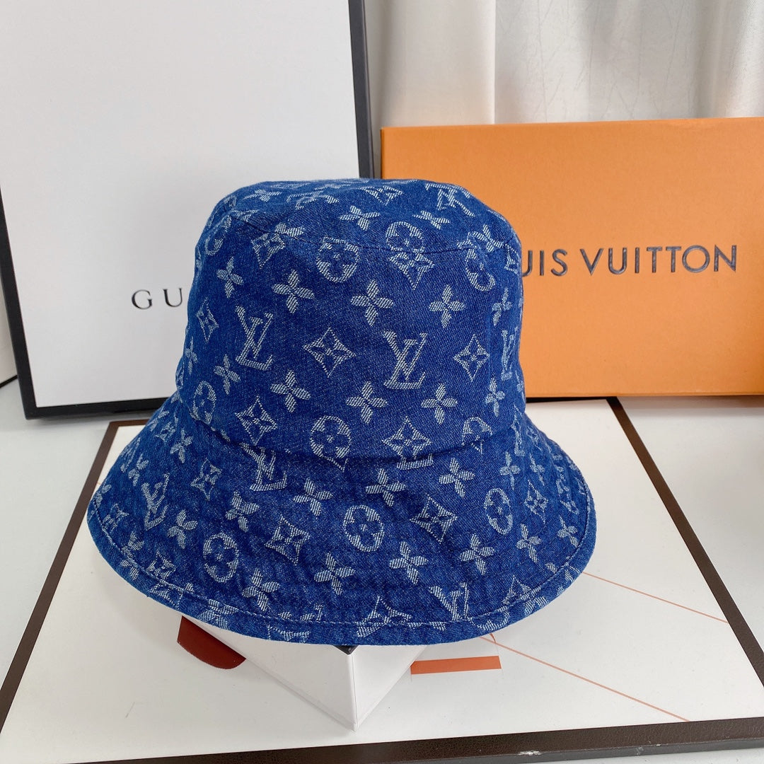 Classic Monogram Denim Bucket Hat