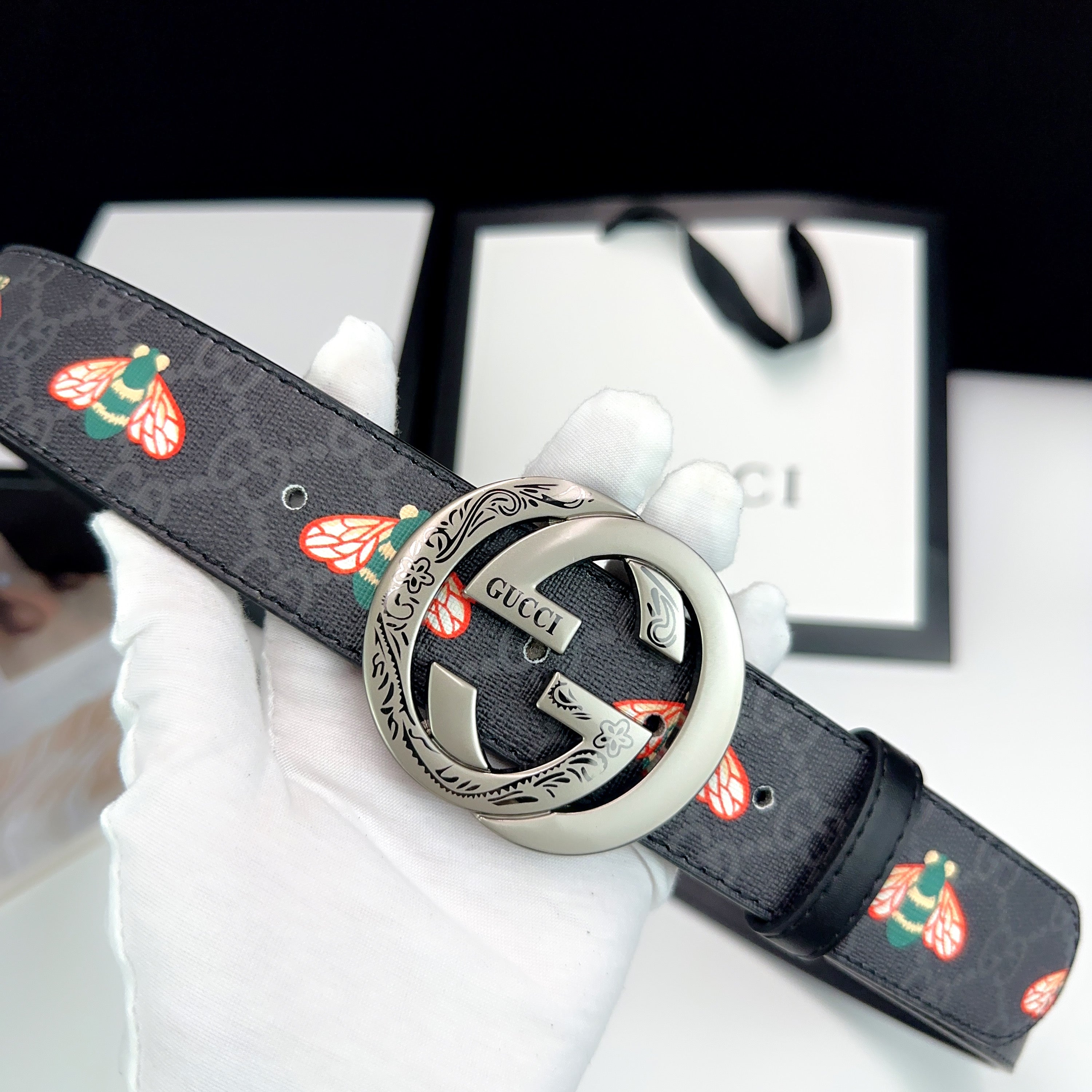 Printed double G Fashion Belt