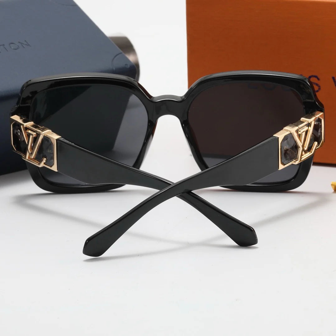 Large frame square trendy personality sunglasses