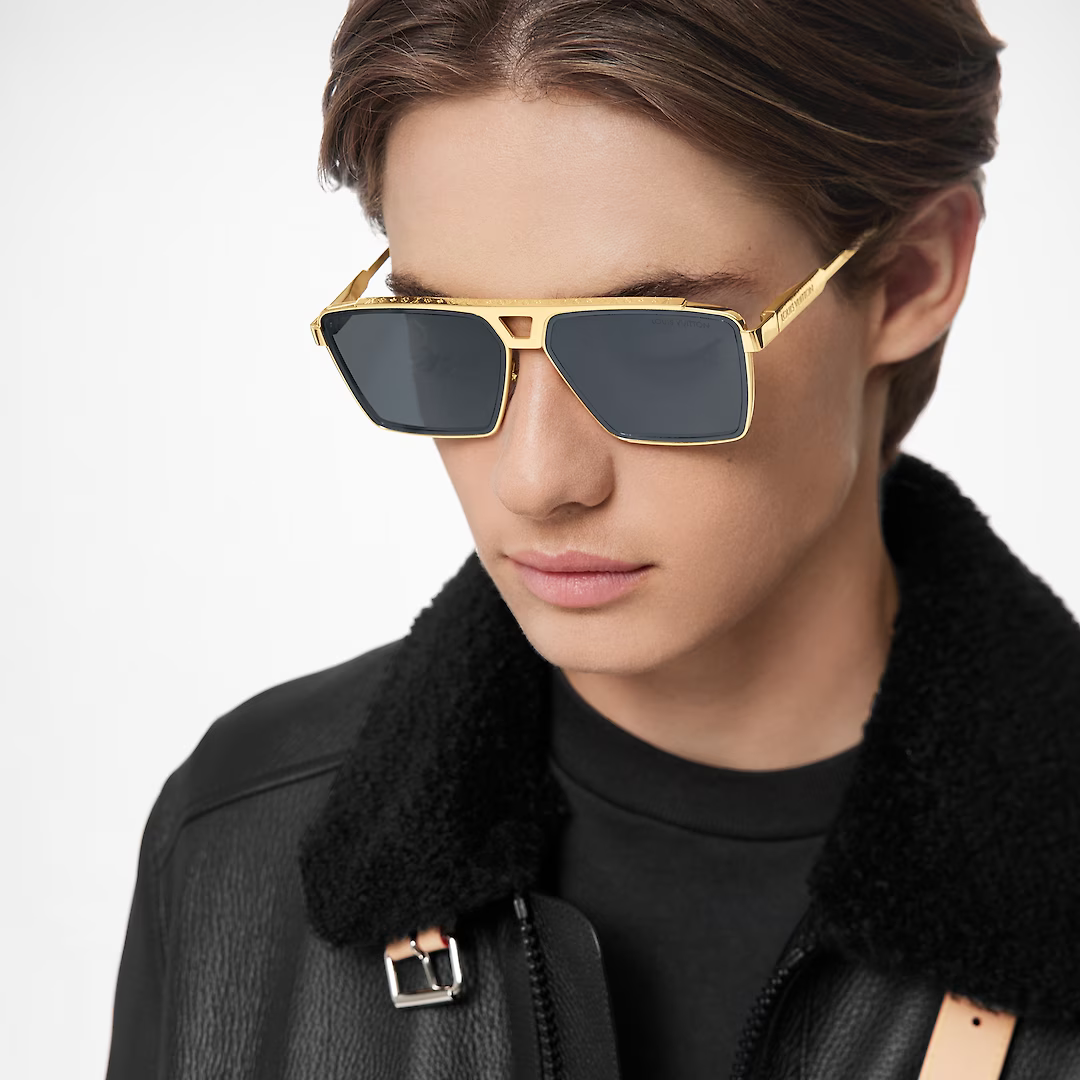 1.1 Evidence Metal Square Sunglasses