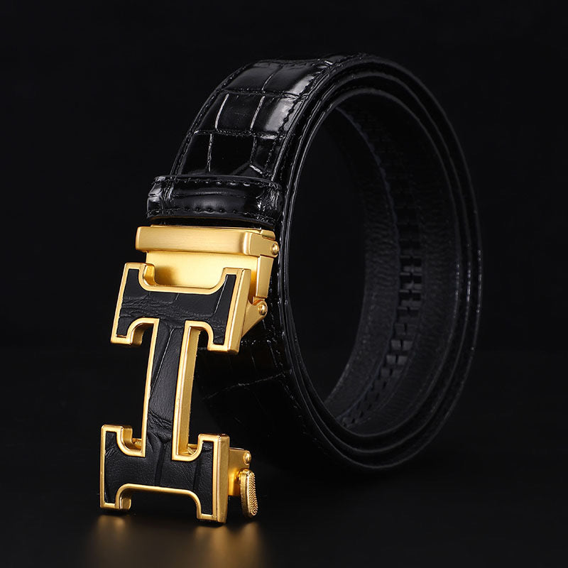 H 3-color fashion belt