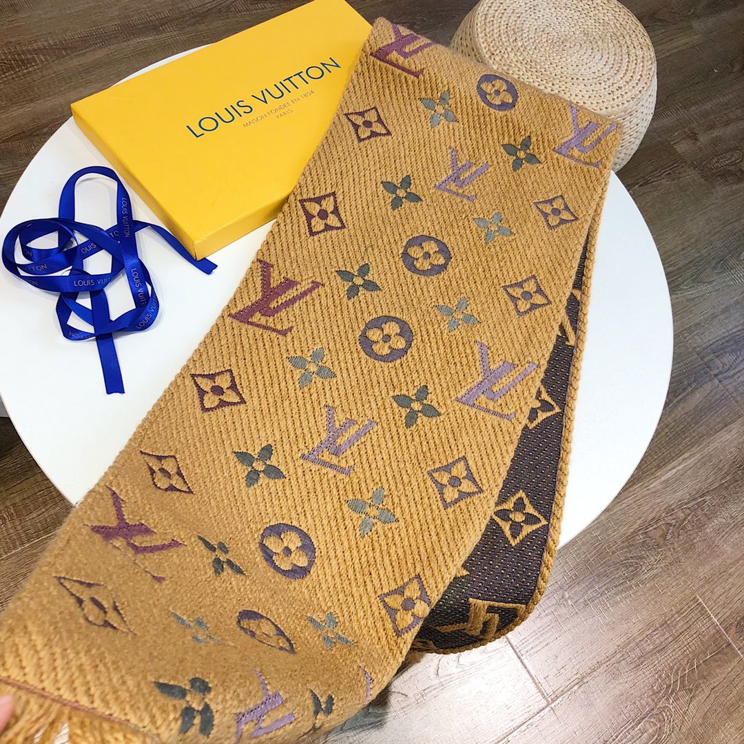 Temperament Monogram Element Scarf