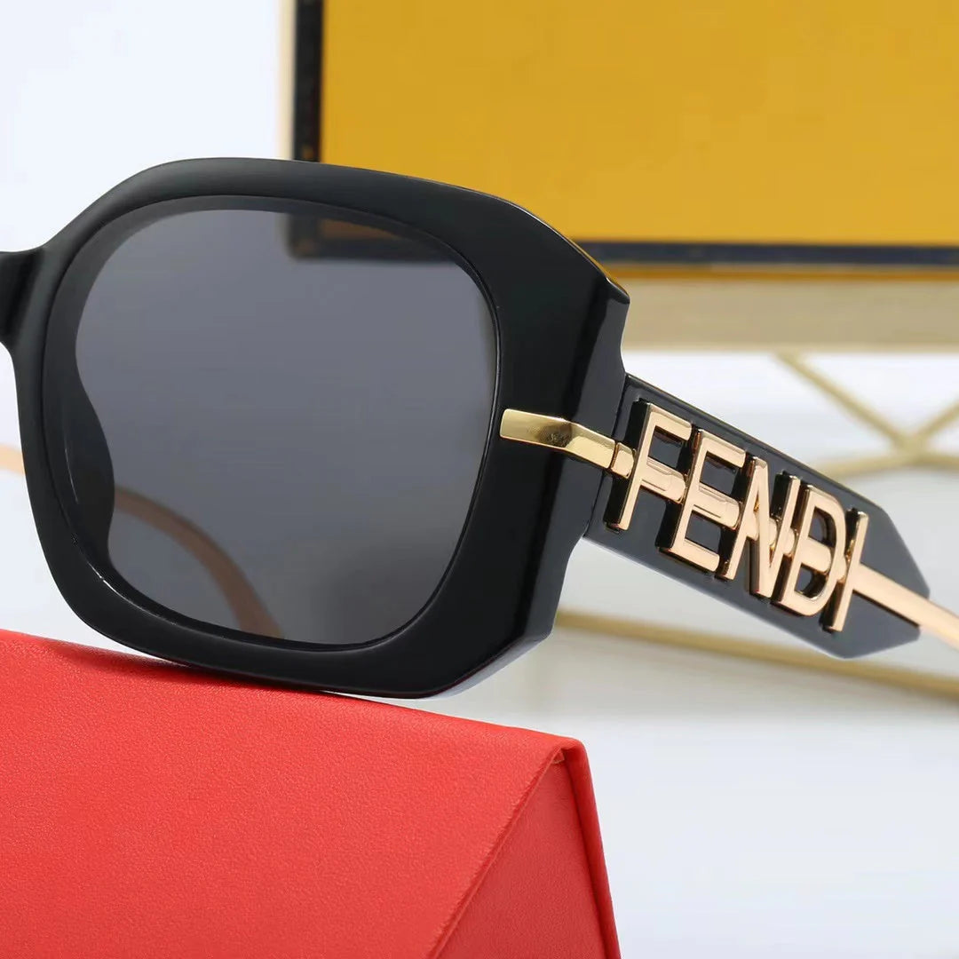 Personalized sunglasses with metal letters