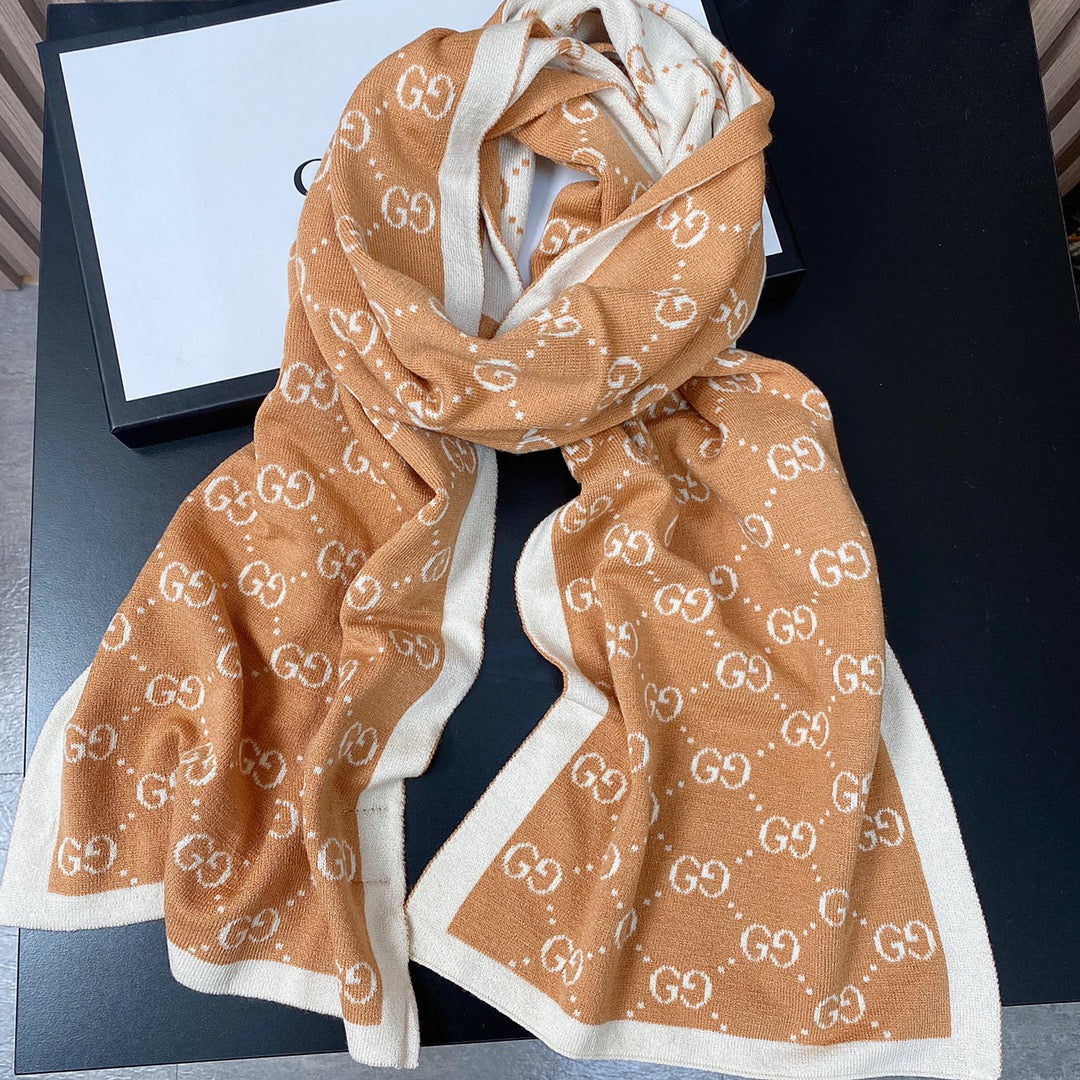 All-match Double G Jacquard Scarf