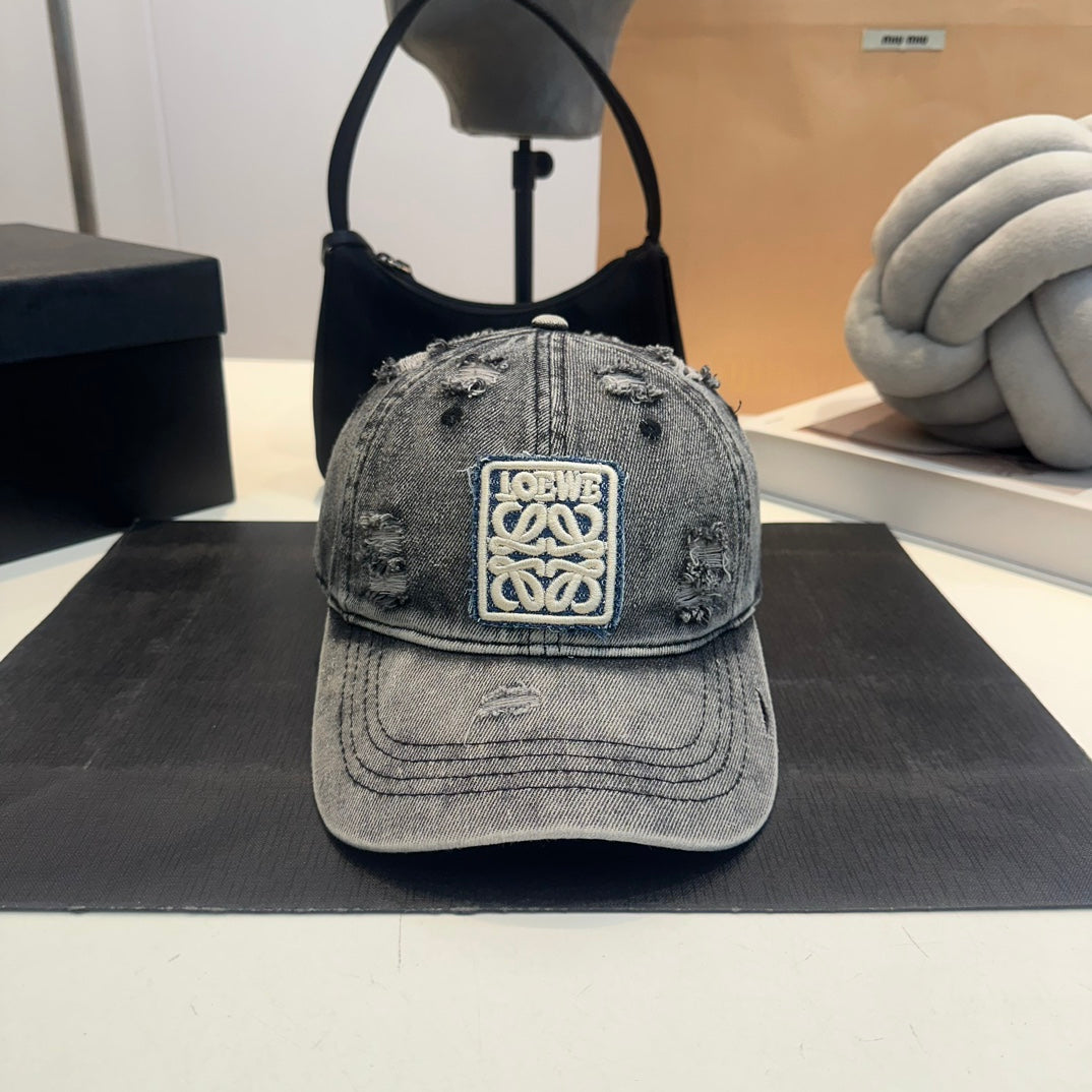 New Washed Denim Baseball Cap