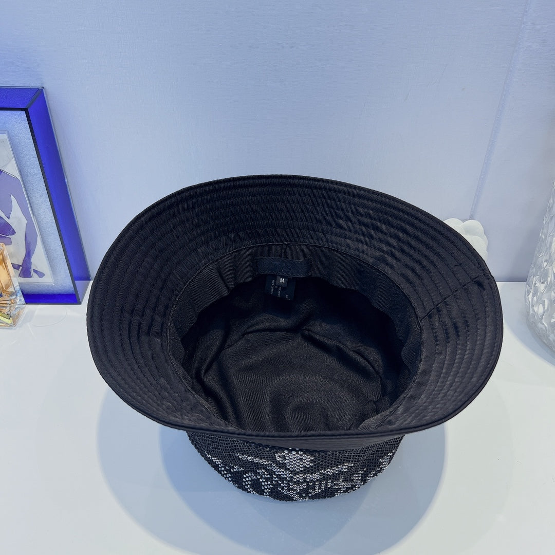 Fashion Full Diamond Bucket Hat