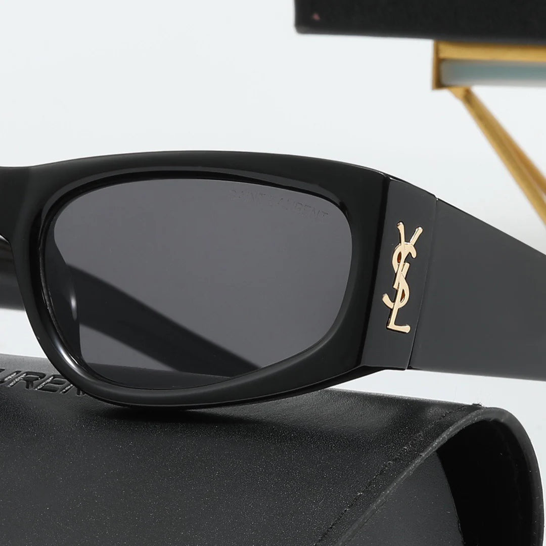 Personalized cat-eye wide-leg sunglasses