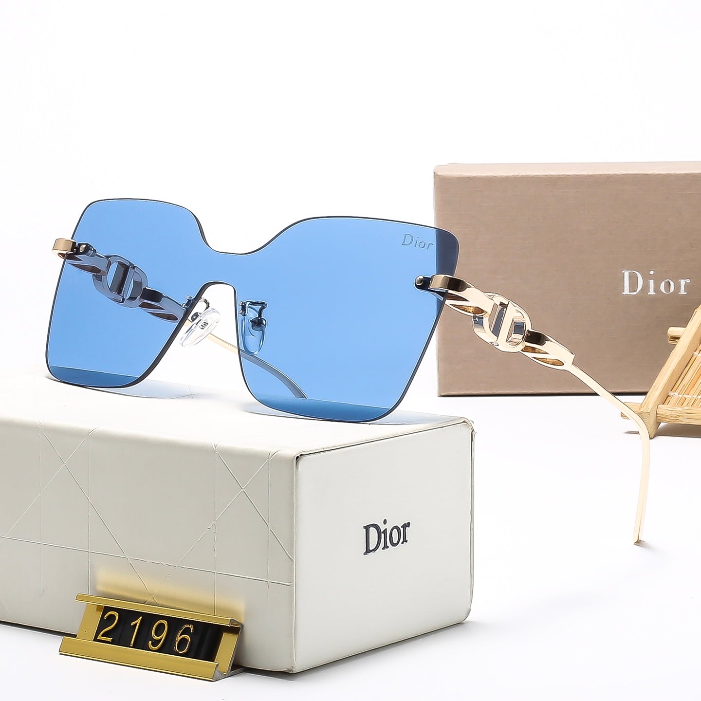 Frameless unique design sunglasses 2196