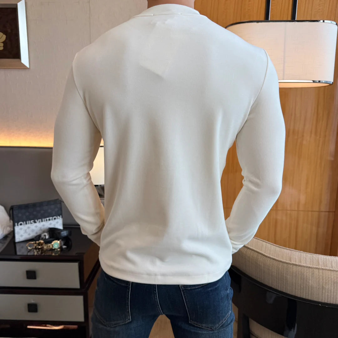 Cashmere long-sleeved T-shirt-2