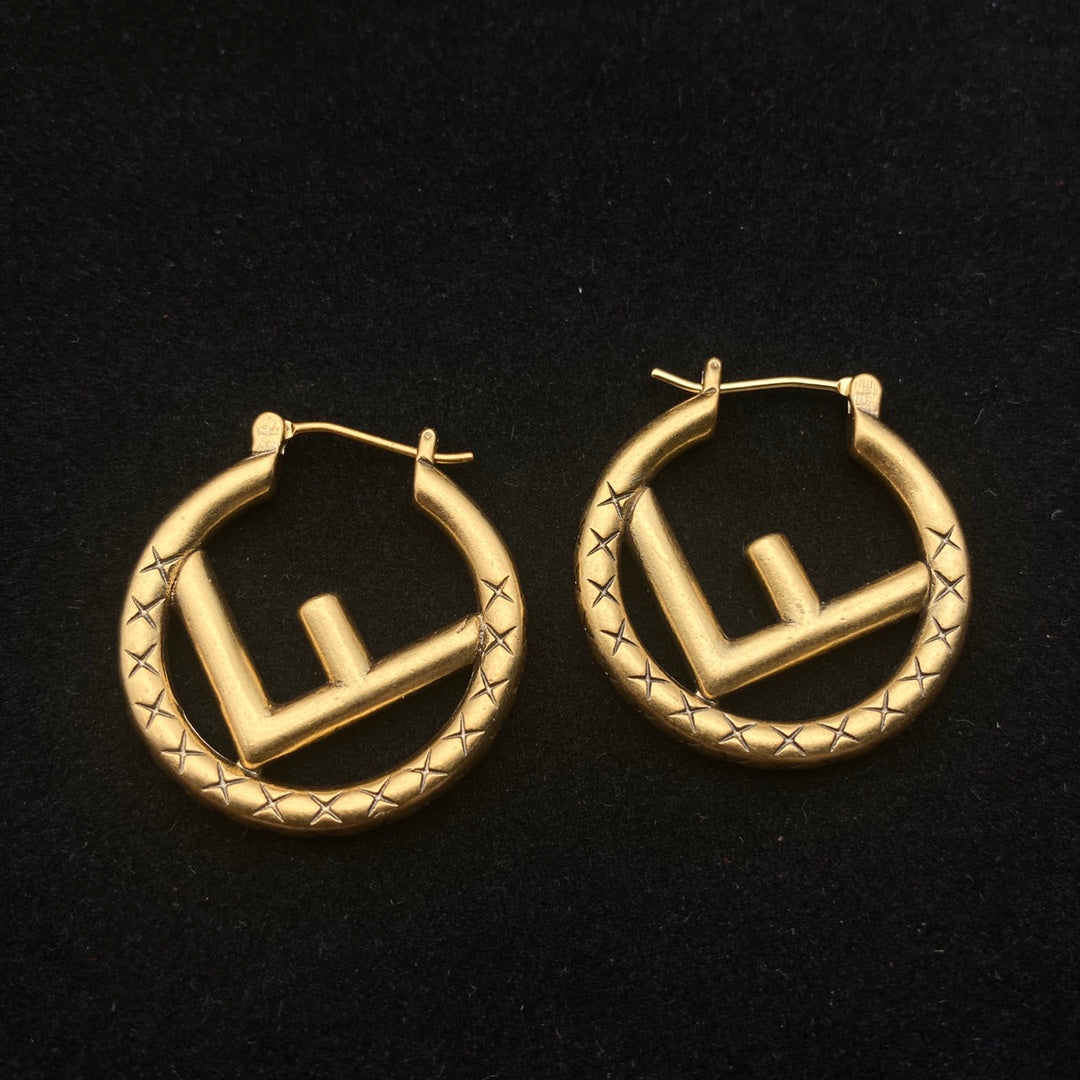 Classic Golden Earrings