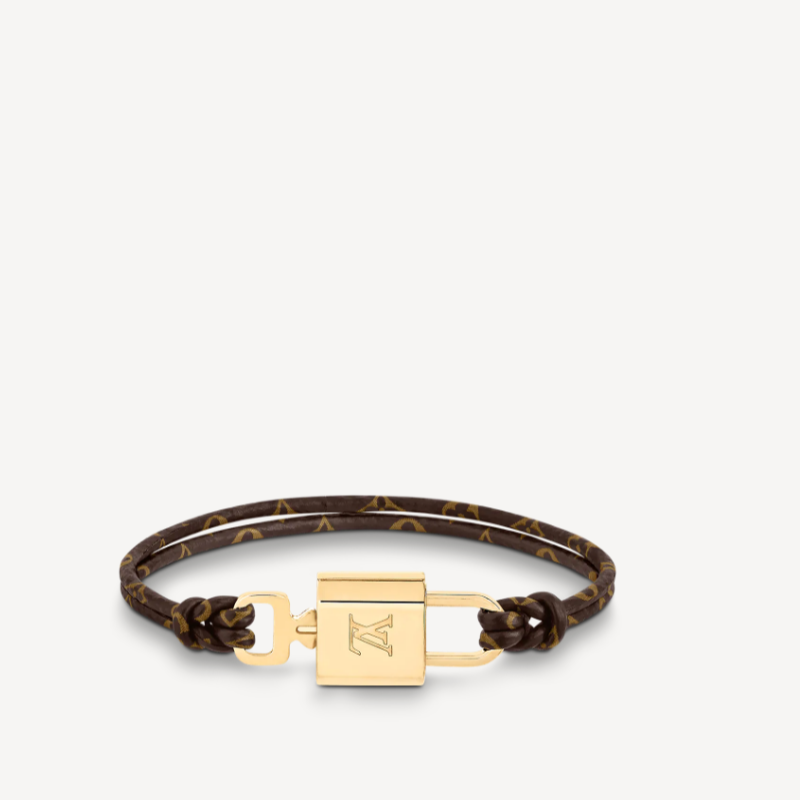 Lock And Key Leather Bracelet