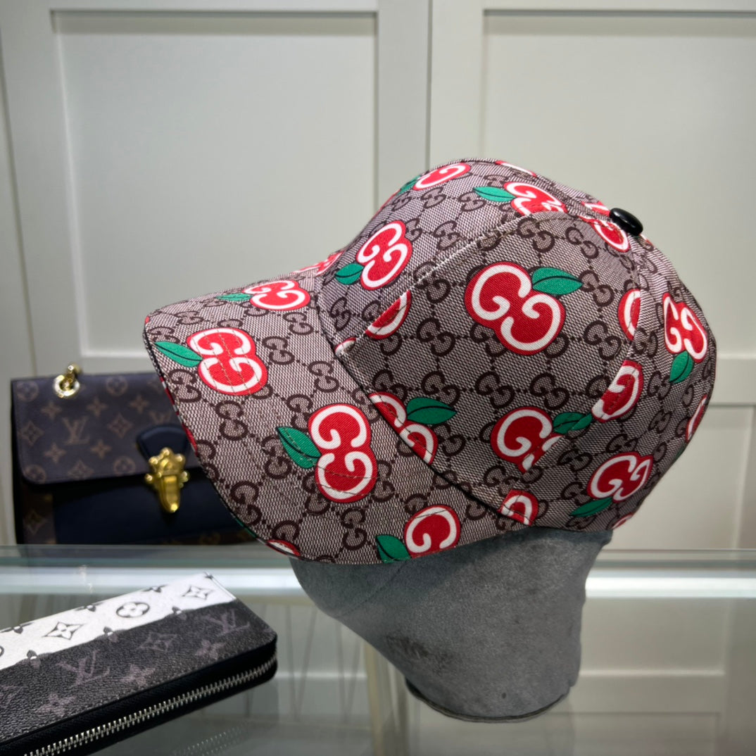 Statement Monogram Print Baseball Cap