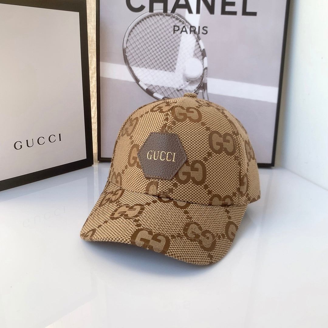 Double G jacquard baseball cap