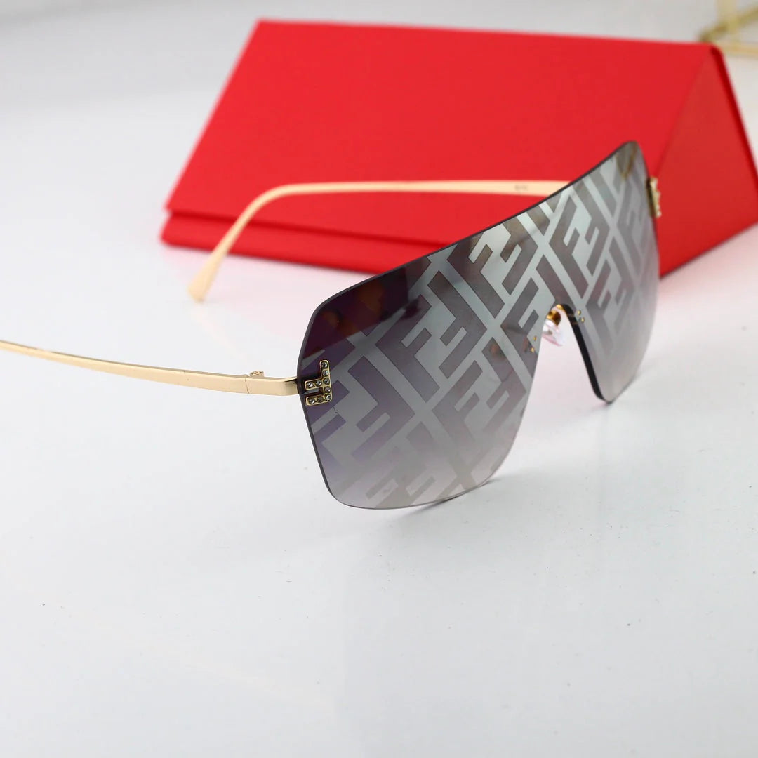 Frameless integrated sunglasses