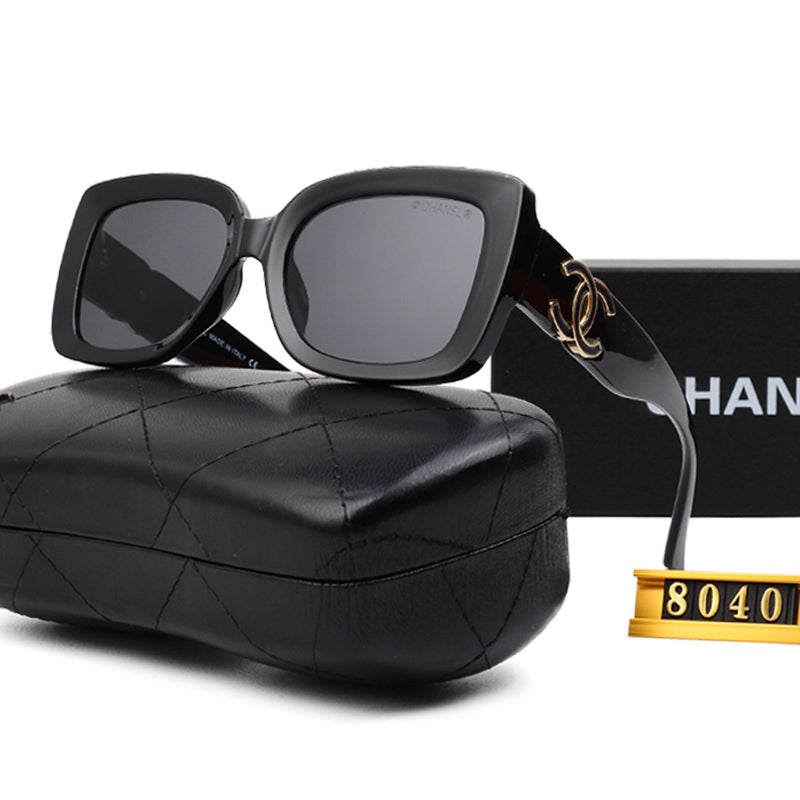 Luxury Large Frame Sunglasses 8010