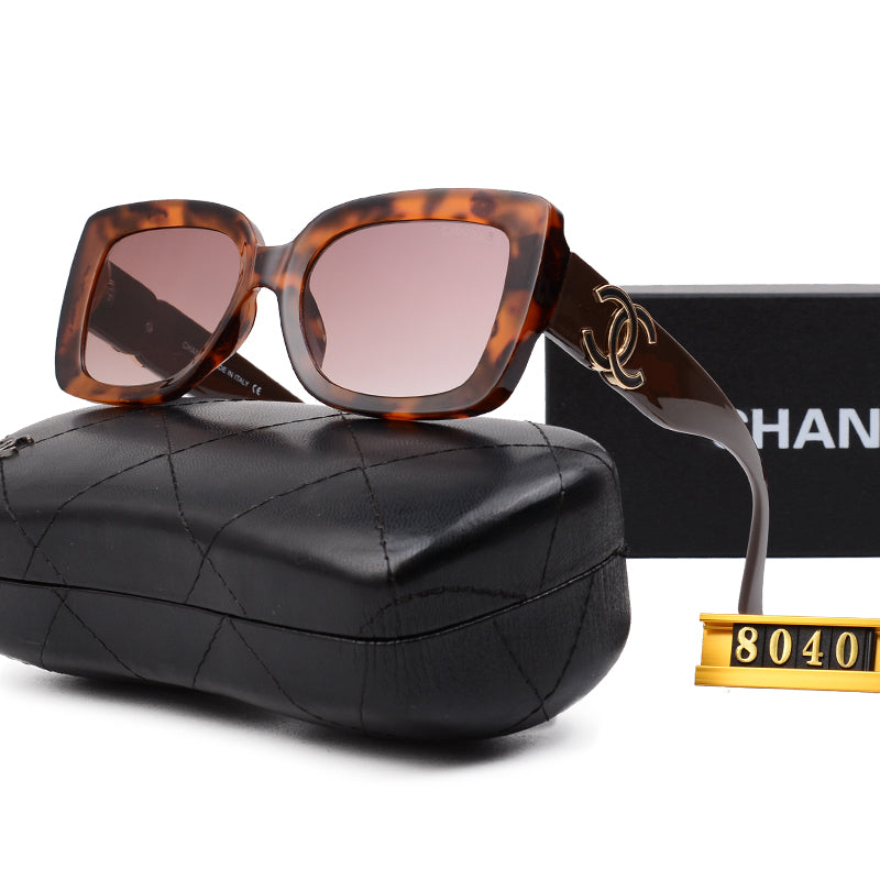 Luxury Large Frame Sunglasses 8010