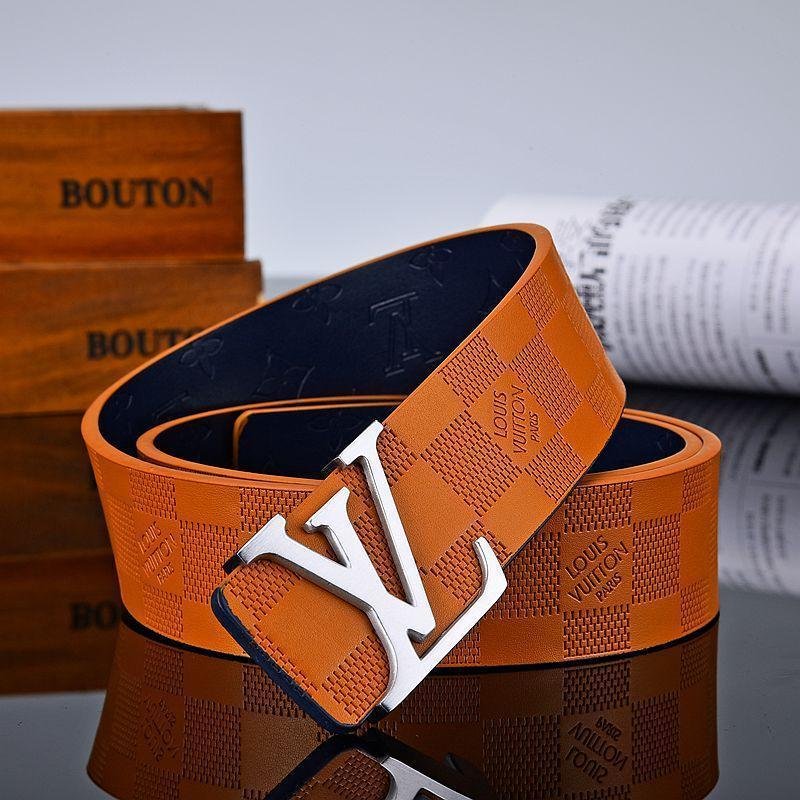 3 Colors Luxury New Letter Brown Leather Belt