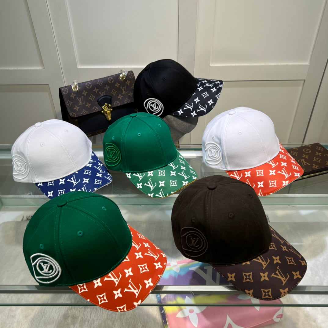 New Embroidered Print Patchwork Baseball Cap