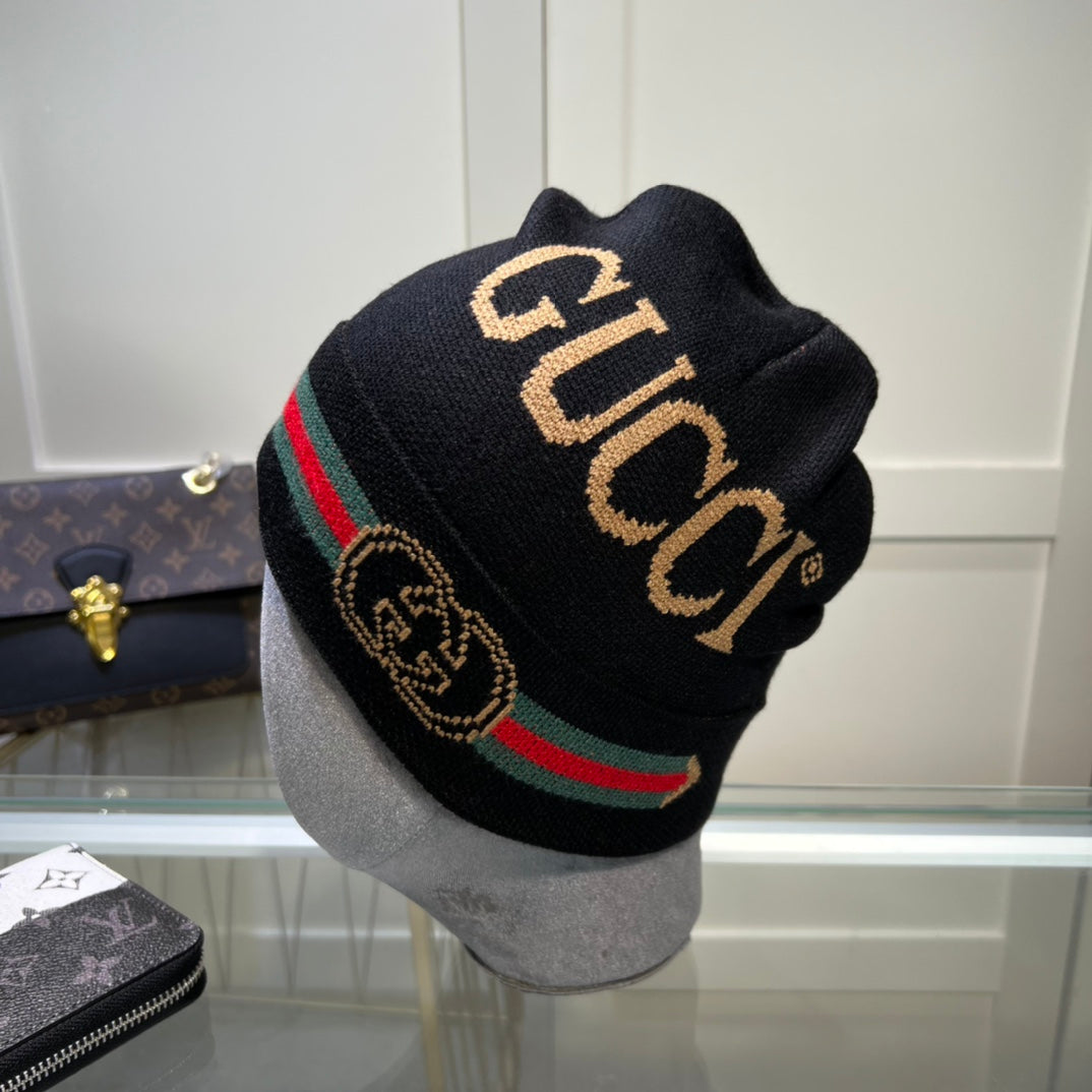 5 Colors Letter Jacquard Knit Cap