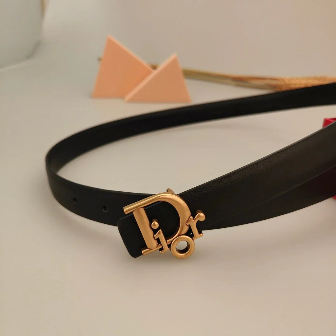 7 Colors Classic Alphabet Buckle Ladies Leather Belt