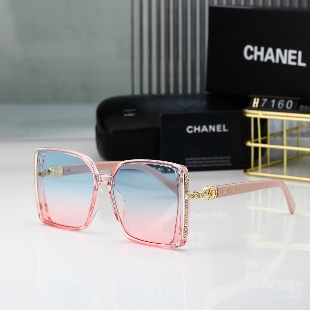 Gradient polarized trendy sunglasses