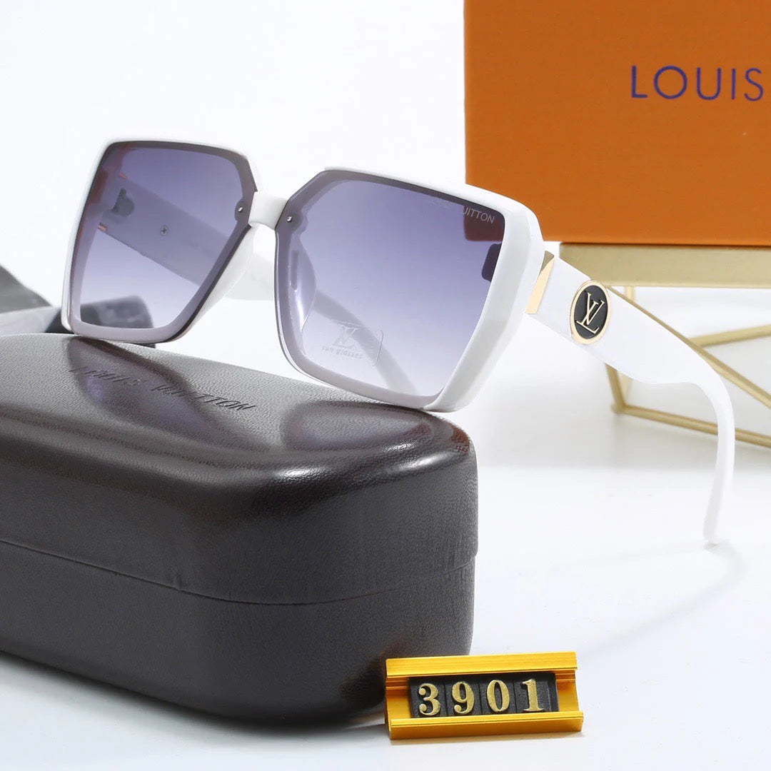 Large frame retro anti-glare sunglasses