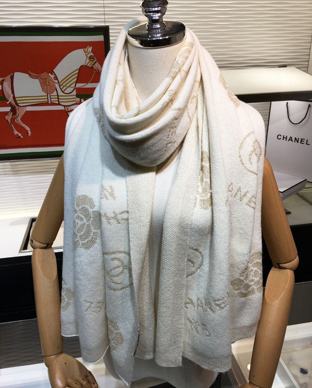 Camellia 100% Cashmere Scarf