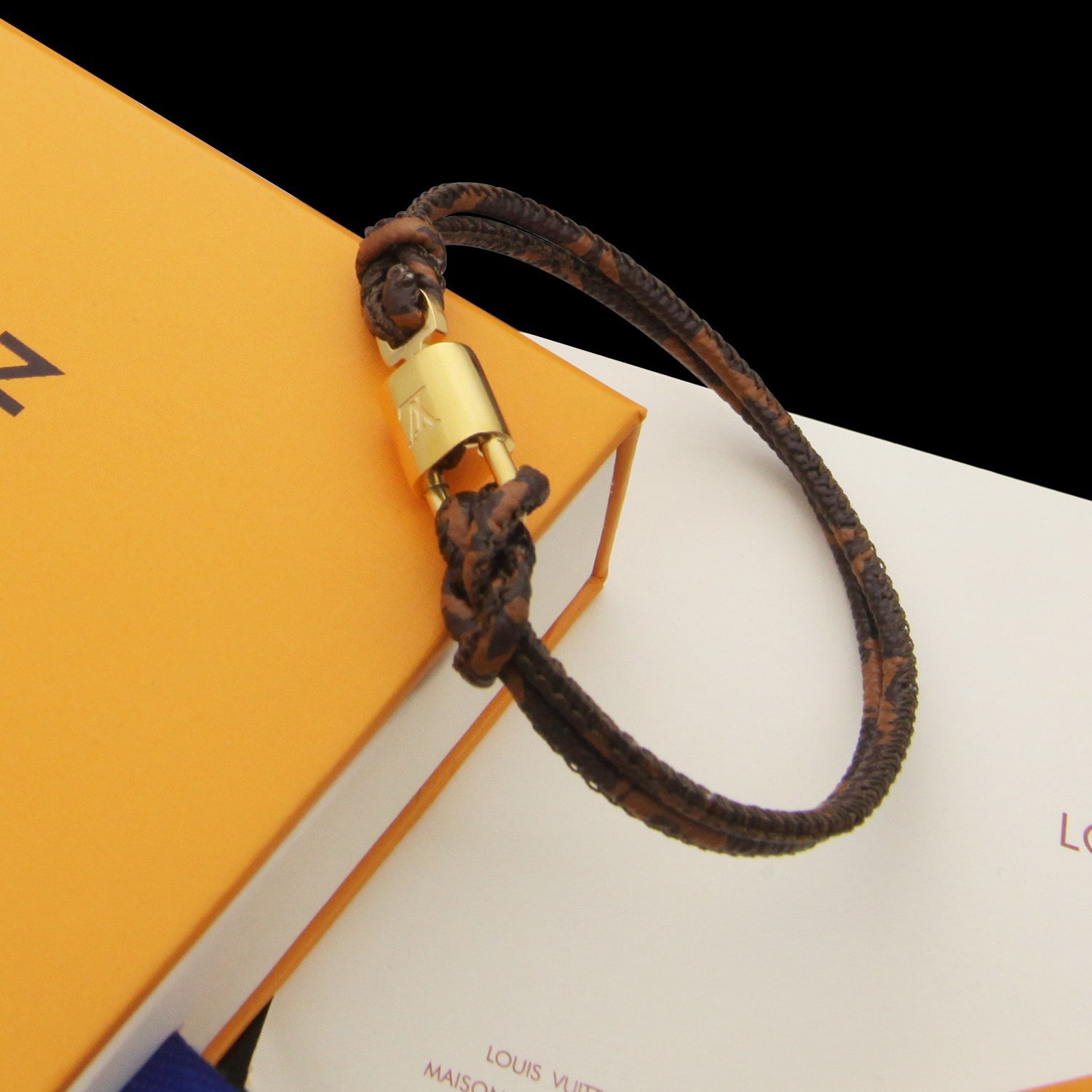 Lock And Key Leather Bracelet