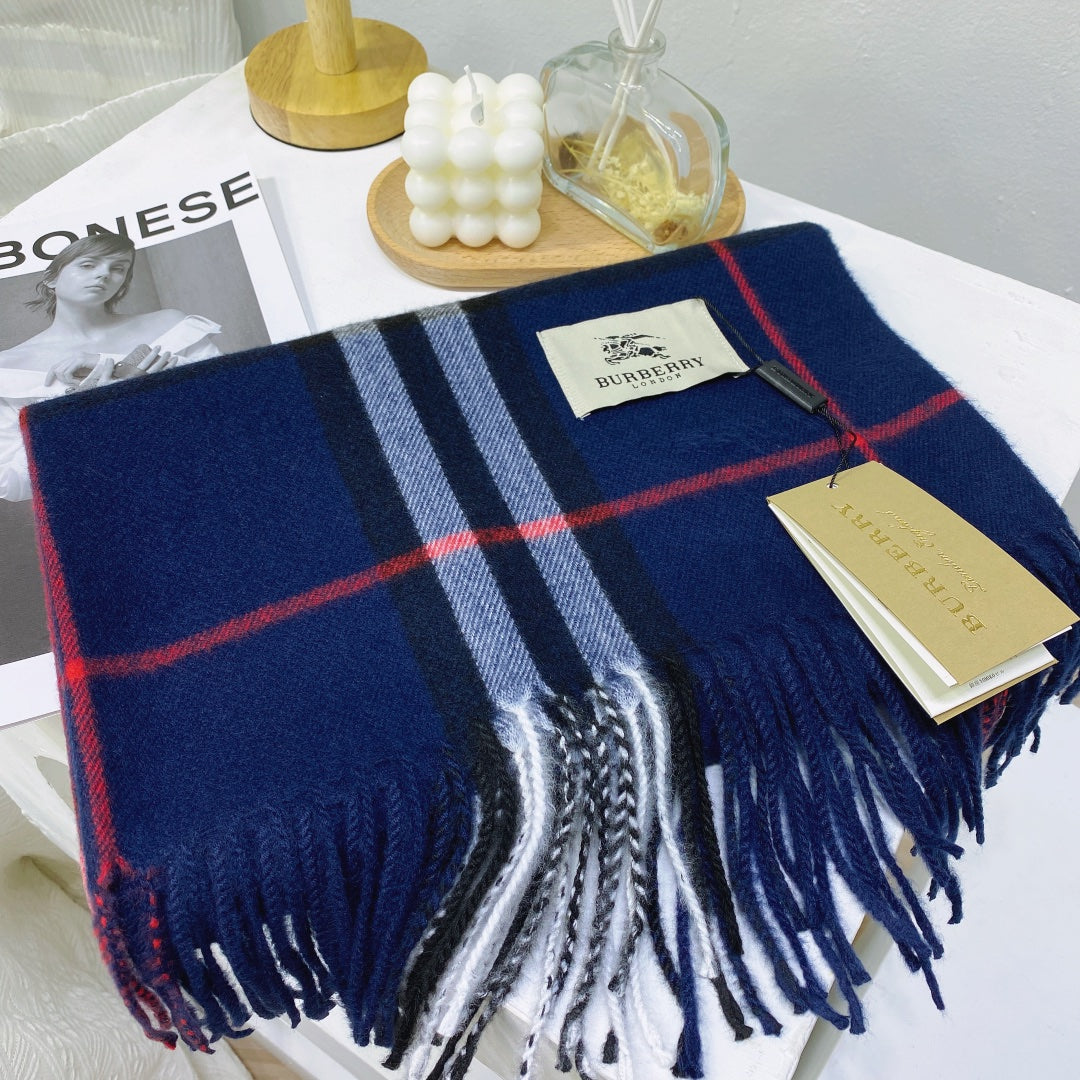 Classic Plaid Tassel Unisex Scarf