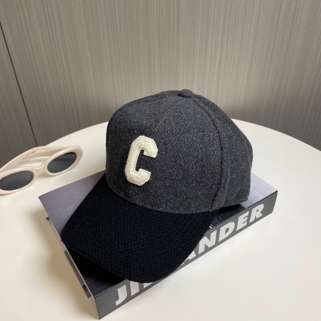 New C Letter Embroidered Baseball Cap